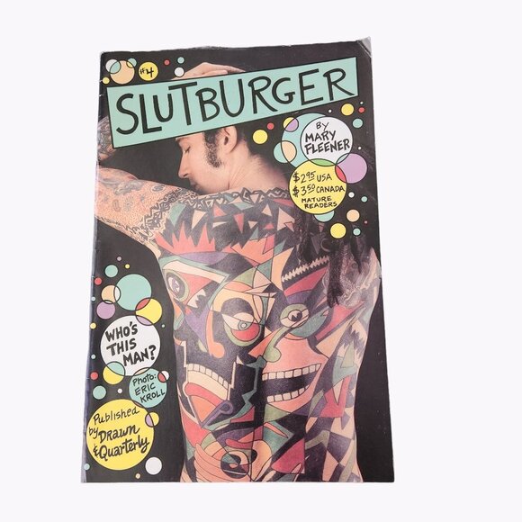 Drawn Quarterly Slutburger #4 Mary Fleener Comic Book Bagged Boarded - Picture 1 of 2